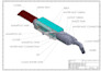 create 3d design of multifunctional hairtool